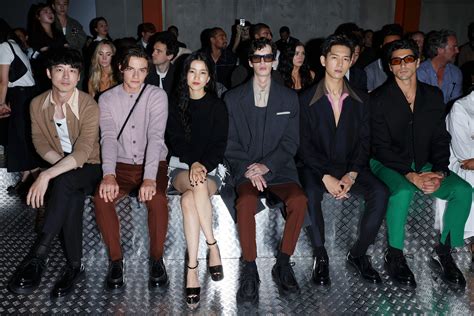 front roll prada fashion show|prada 2024 front row.